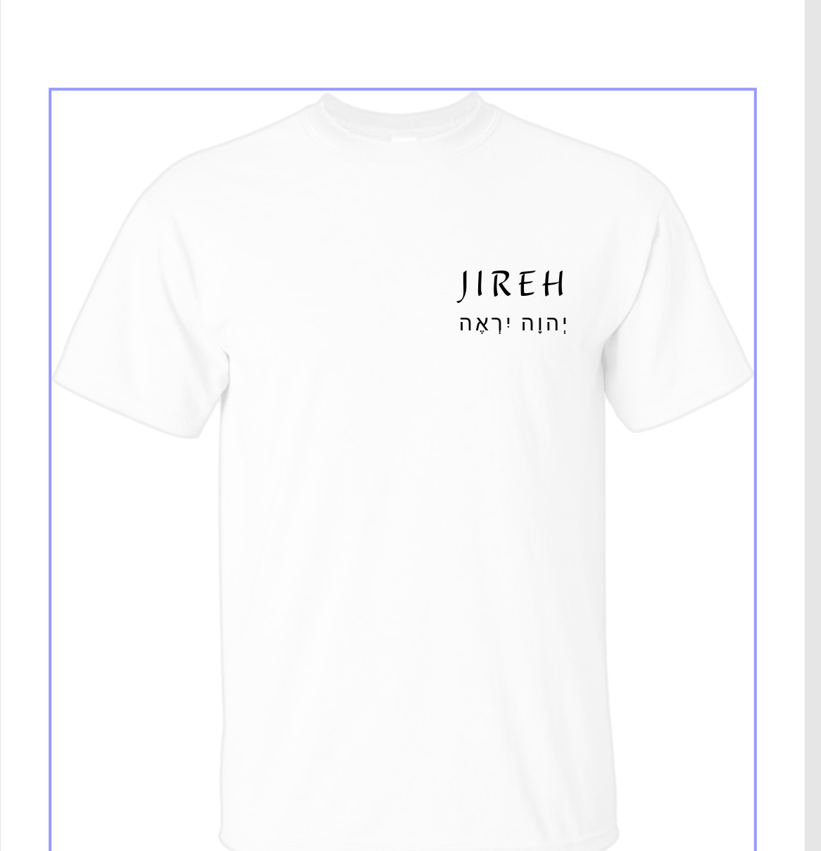 Jireh Chest Shirt